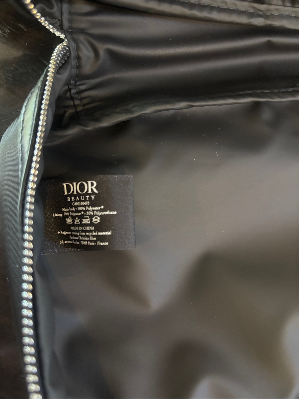 Dior Backstage Black Toiletry/ makeup Pouch - Picture 7 of 7